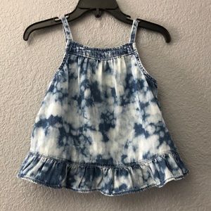CLEARANCE 5 for $20 SALE baby GAP ruffled denim camisole
